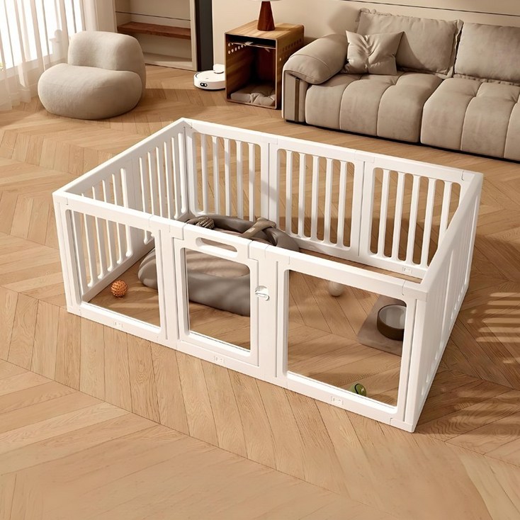 FONOW 강아지울타리 자유조합 가능 아크릴 애견펜스 실내용