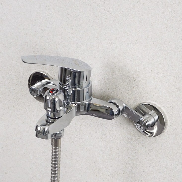 아바스 국산 욕실 샤워기 수도꼭지 화장실 수전 샤워기수도꼭지 샤워수전, 1세트