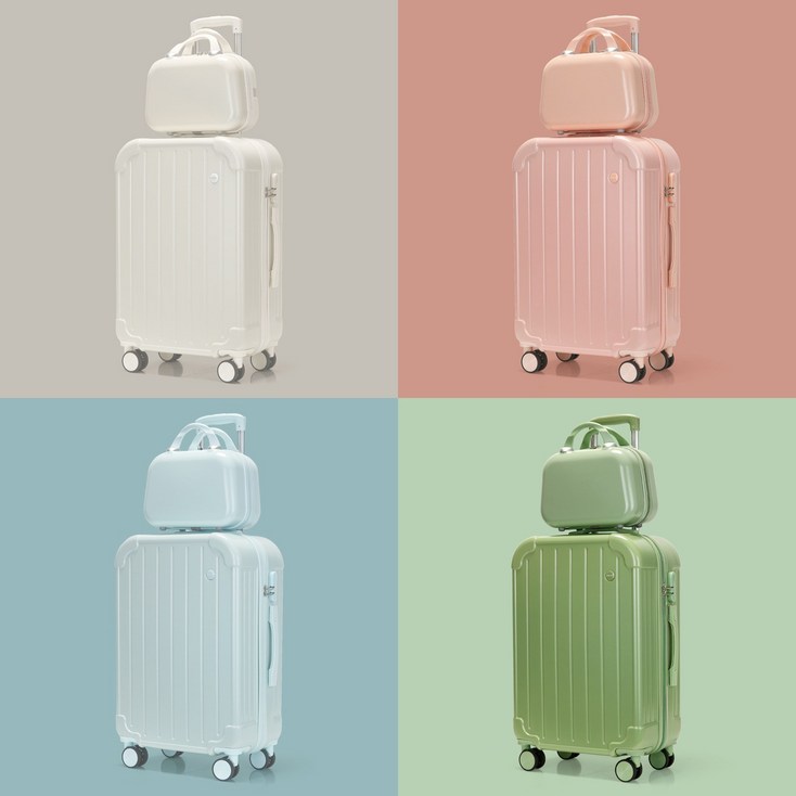 STAGER 여행용 파스텔톤 14인치 레디백 포함 20인치 기내용 24인치 중형 캐리어