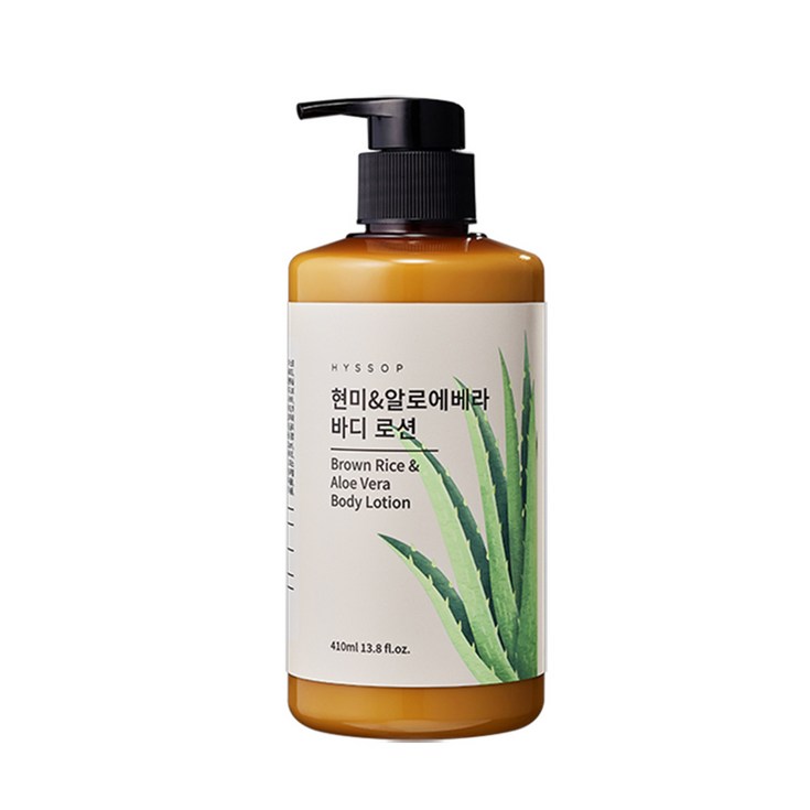 히솝 현미 알로에베라 바디 로션, 2개, 410ml