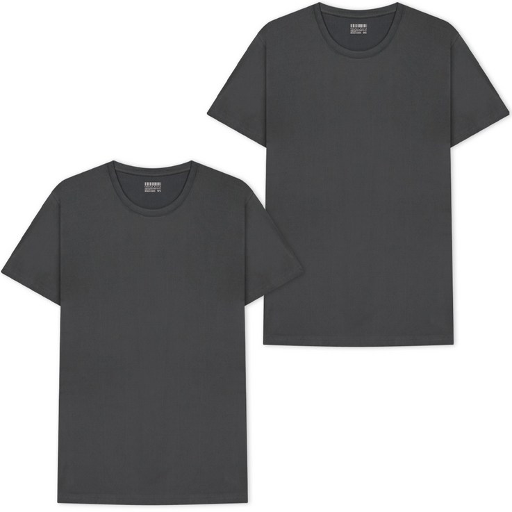 스페클로 에어로웜 남성 기모 반팔 티셔츠 2매세트