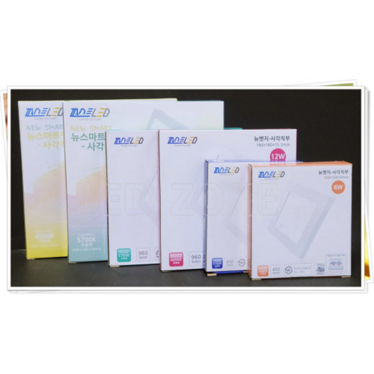 퍼스트 뉴스마트엣지 원형,사각직부등 6W.12W,20W, 뉴스마트엣지사각직부, 6W, 주백색4000K 퍼스트 뉴스마트엣지 원형,사각직부등 6W.12W,20W, 뉴스마트엣지사각직부, 6W, 주백색4000K