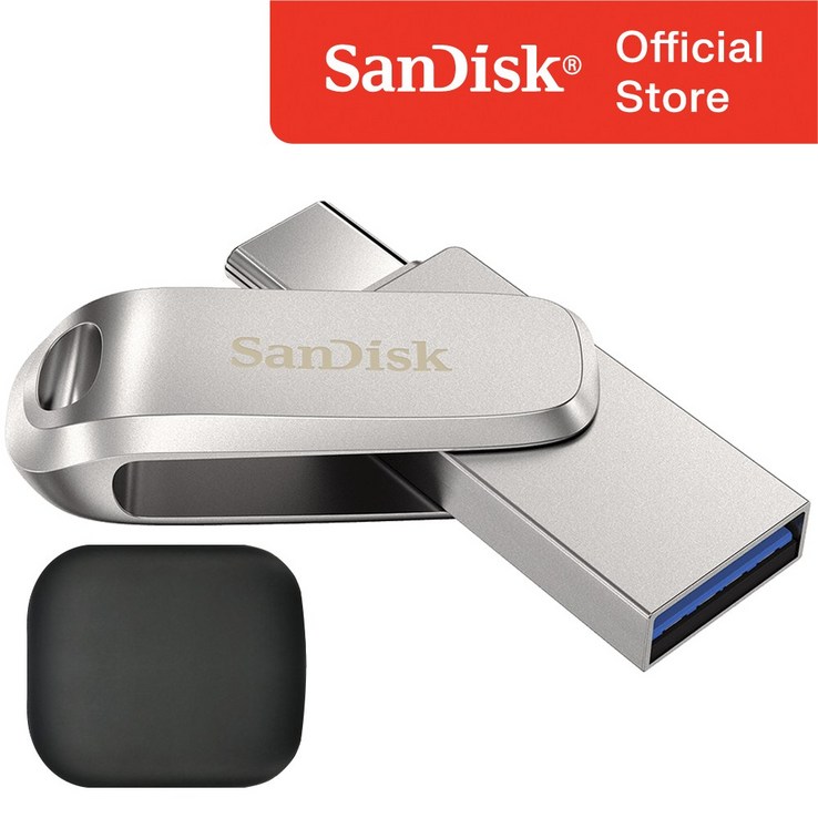 샌디스크 울트라 듀얼 럭스 C타입 USB 3.1 SDDDC4  USB 보관 케이스, 1TB