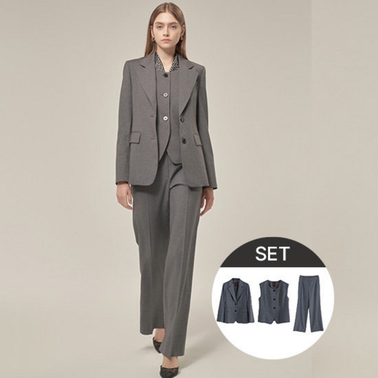 스테파넬 24FW 수트 셋업 3PCS 세트 런칭 가격 139,900원 스테파넬 24FW 수트 셋업 3PCS 세트 런칭 가격 139,900원