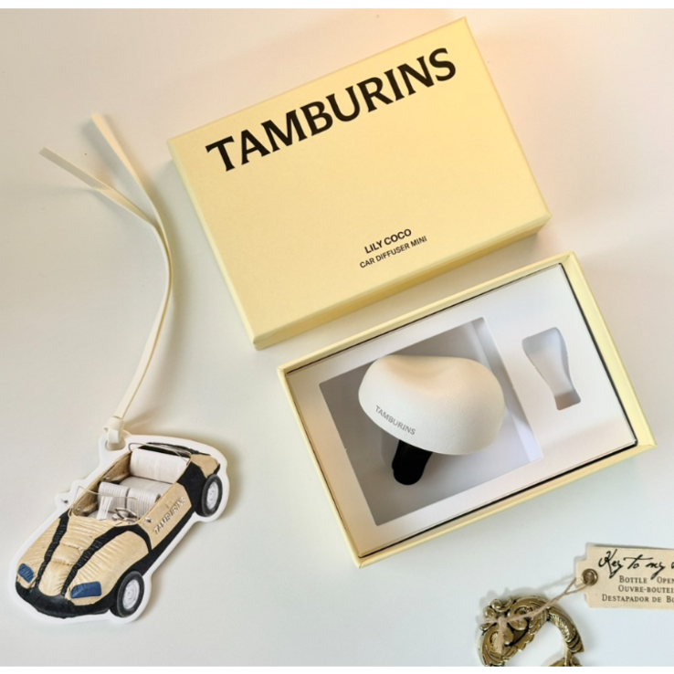 본사정품 TAMBURINS 카 디퓨저 차량용 방향제 비가리코탬버린즈