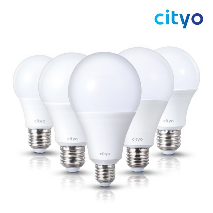 씨티오 LED 전구 램프 벌브 8W 10W 12W 15W 20W 주광색 전구색, 1개, 주광색(하얀빛) 12W