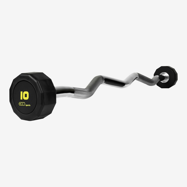 에코스포츠 프리미엄 고정식바벨 세트 헬스장 홈짐, 10kg, 1개