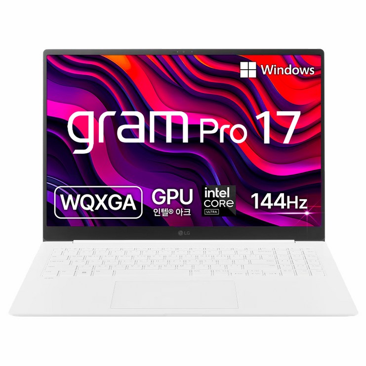 LG전자 2024 그램 Pro 17 코어 Ultra7 LG전자 2024 그램 Pro 17 코어 Ultra7
