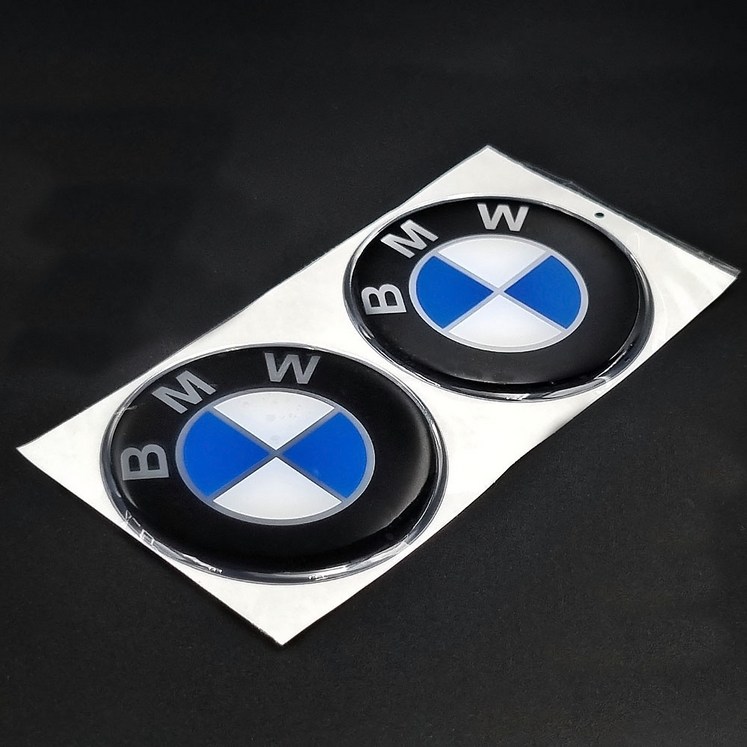BMW 자동차 오토바이 모토라드 로고 엠블럼 에폭시 3D 스티커