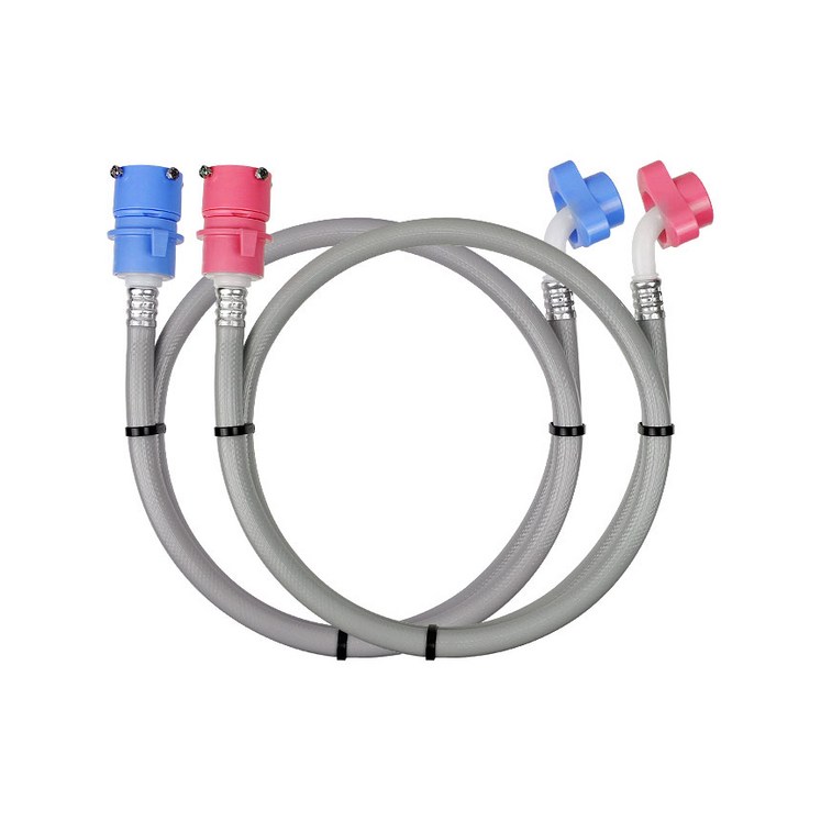 와싸다 국산세탁기호스 삼성 LG 대우 호환가능, 냉온수5M세트, 1개