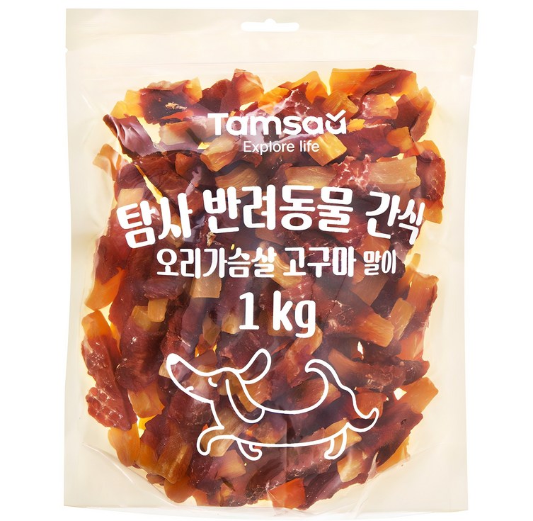 탐사 반려동물 간식 오리가슴살 고구마 말이 탐사 반려동물 간식 오리가슴살 고구마 말이
