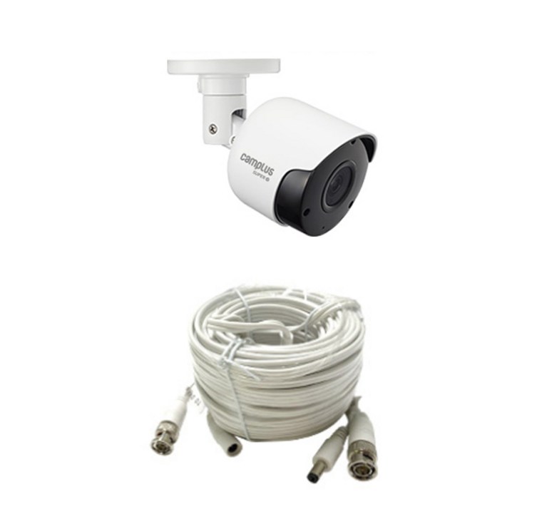 캠플러스 CCTV 뷸렛 카메라 200만화소 고급 동축 케이블 캠플러스 CCTV 뷸렛 카메라 200만화소 고급 동축 케이블