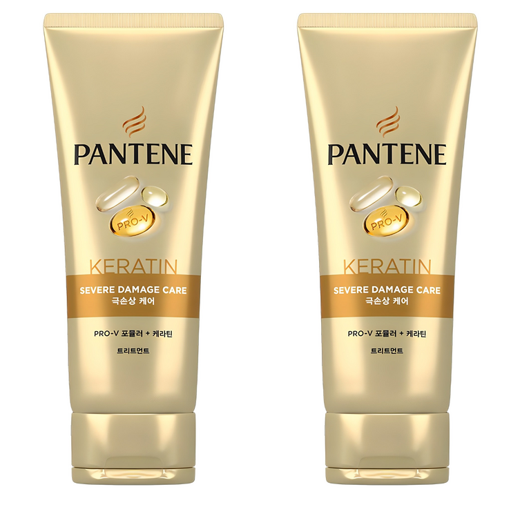 팬틴 극손상케어 헤어트리트먼트, 220ml, 2개
