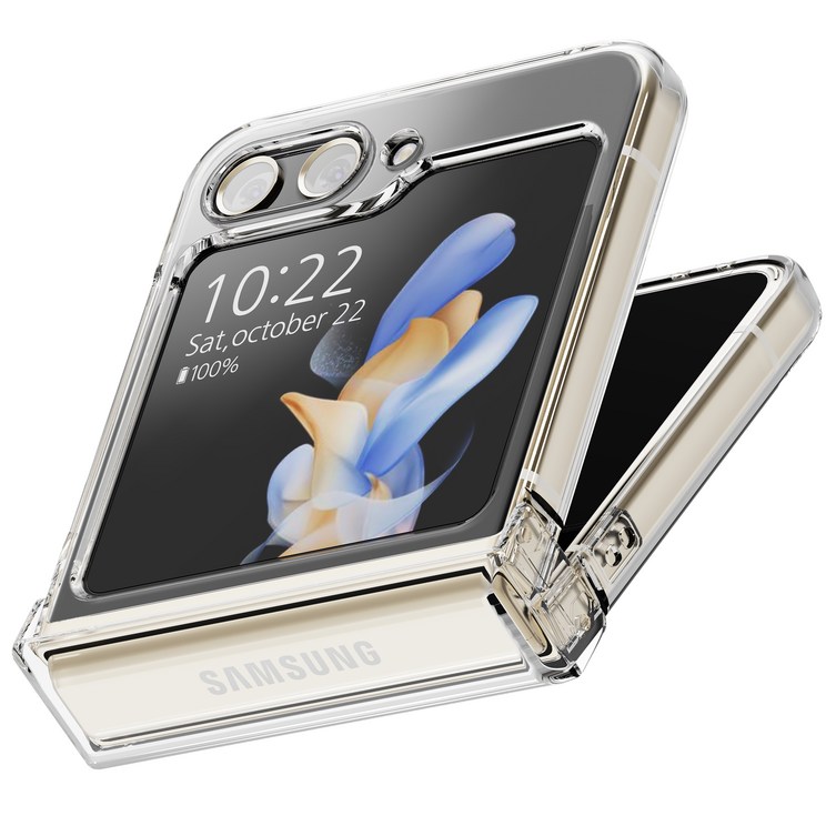 누아트 변색없이 어센틱클리어 힌지 보호형 휴대폰 하드케이스