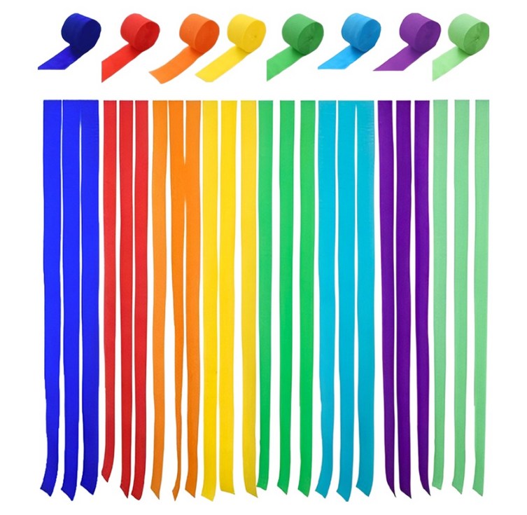 코히모 스트리머 포토존 파티 커튼 8종 세트 5W0567, 1세트, 혼합색상