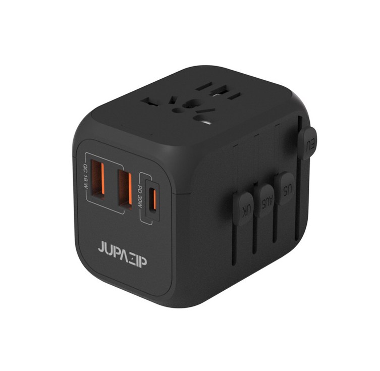 주파집 여행용 초고속 PD 30W usb 멀티 어댑터 JPAD300, 1개