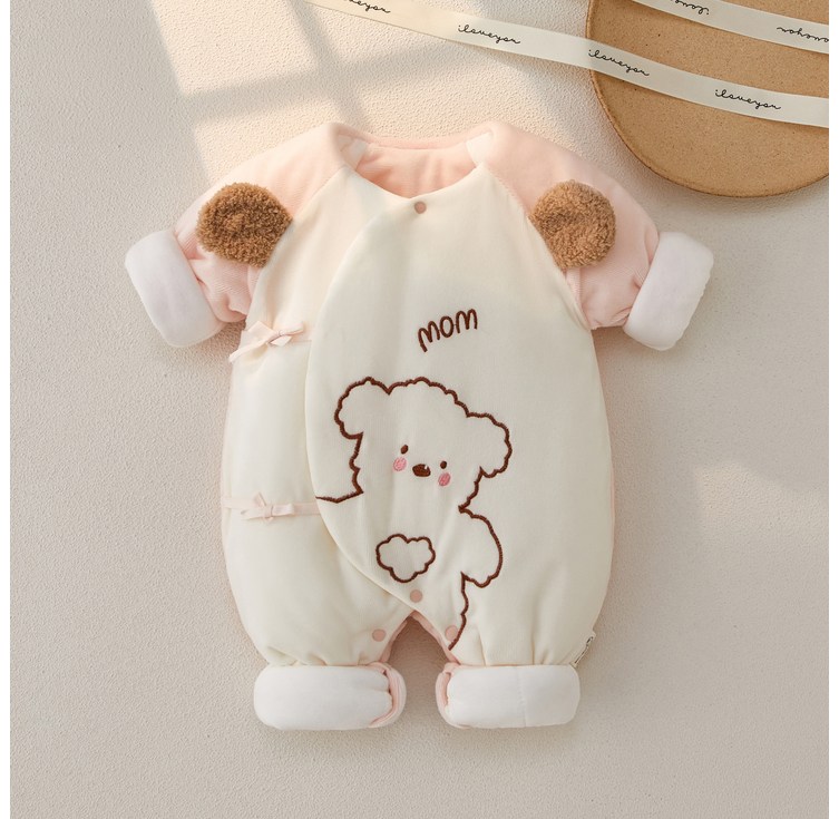 스타도어 유아용 입체귀 아기곰 방한우주복 스타도어 유아용 입체귀 아기곰 방한우주복