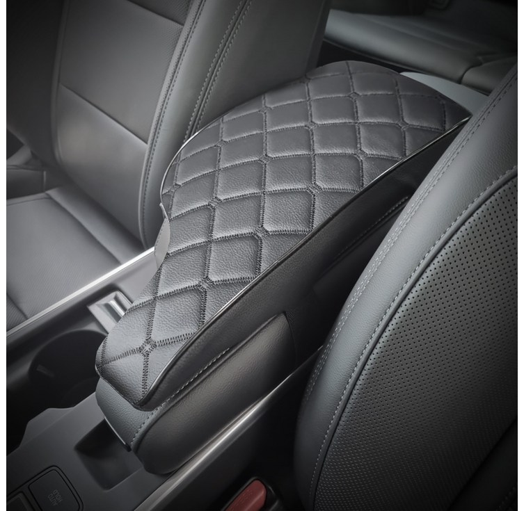 아이빌 더뉴그랜저IG 엣지콘솔쿠션 팔걸이쿠션 팔꿈치쿠션 자동차쿠션, 블루블랙엣지, 1개