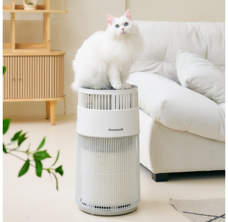 하니웰 올인원 공기청정기 펫 반려동물 고양이 강아지 털 제거 포집기 대변 냄새 알레르기 스마트폰 어플 연동 초미세먼지 바이러스제거 UVC