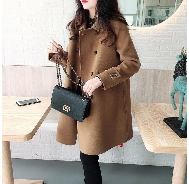 빌리즈빈 여성 루즈핏 데일리 모직 코트 51093