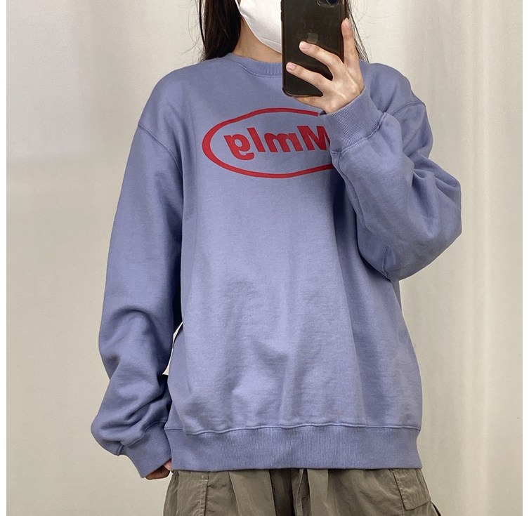 구제의류Mmlg 엠엠엘지 피그먼트 맨투맨 S  빈티지아워 240816