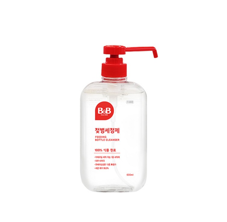비앤비 젖병세정제 거품형일반형 1종 주방세제, 600ml, 1개
