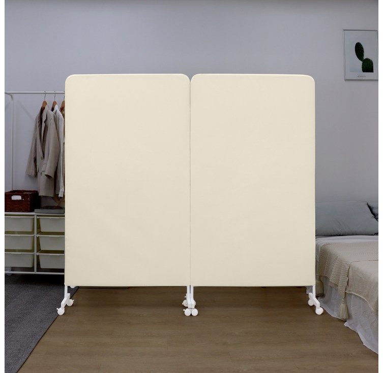 1분조립 쿠스쿠스 노르딕 멀티 이동식 파티션 행거 M  폭80cmx높이150cm 사무실 가림막 칸막이 인테리어 가벽 공간분리 철제 민트 아이보리 베이지 조립식