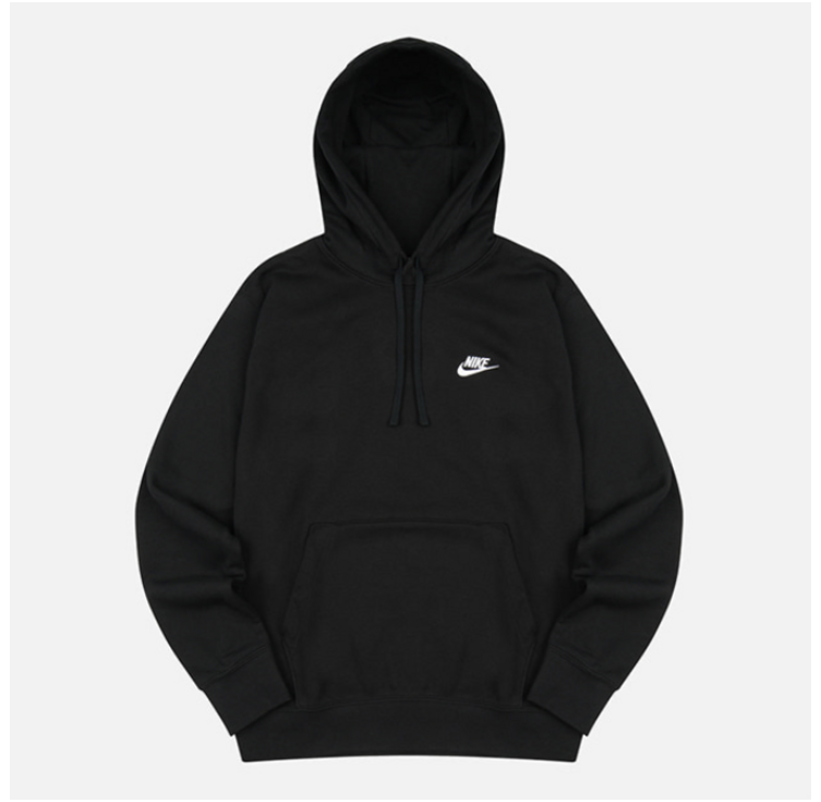 나이키 후드티 NSW 클럽 스우시 풀오버 후디 나이키맨투맨 면 라운드넥 긴팔티 남성 남자 여성 여자 남여공용 맨투맨 커플 트레이닝 데일리 긴팔 티셔츠 상의 나이키긴팔 나이키후드