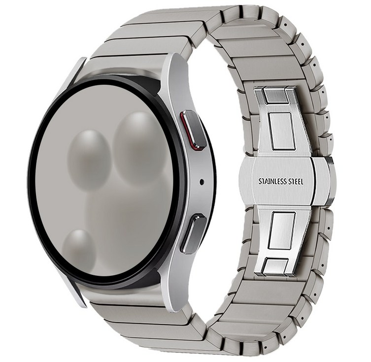 아이메이드잇 갤럭시워치 호환 링크 브레이슬릿 스트랩 밴드, 그레이 티타늄