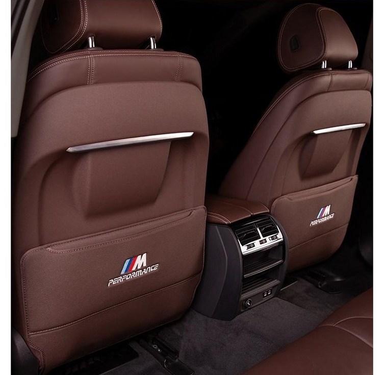 굿라이프 11 BMW 킥매트 킥패드 X5,X6,X7, 3,5,6,7시리즈 6GT 발자국 발차기 방지 뒷좌석 커버 호환, 1개, 모카브라운