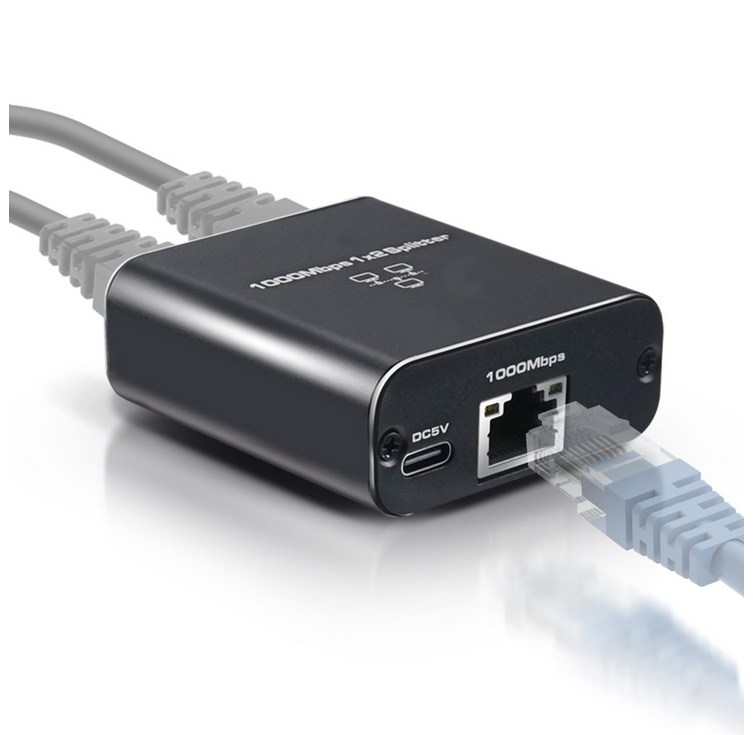 OU958 Coms 2포트 기가비트 랜 분배기 허브 네트워크 분배 RJ45 랜케이블 동시 2분배 1Gbps 지원 OU958 Coms 2포트 기가비트 랜 분배기 허브 네트워크 분배 RJ45 랜케이블 동시 2분배 1Gbps 지원